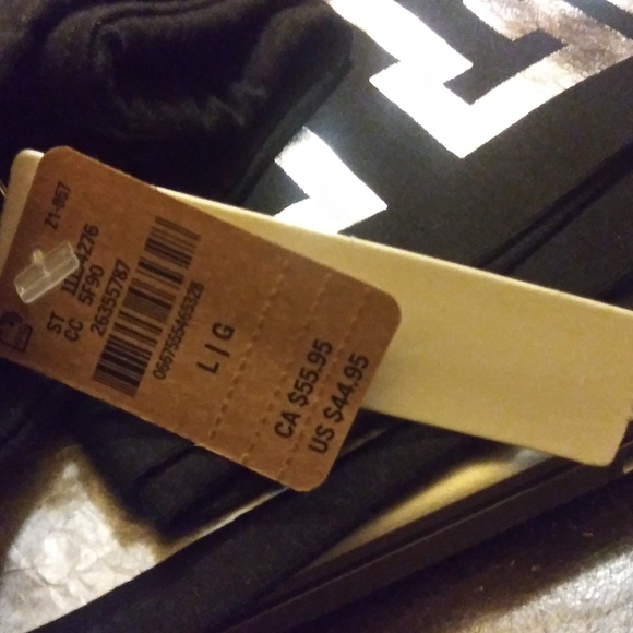 Love pink silver foil leggings - Picture 3 of 3